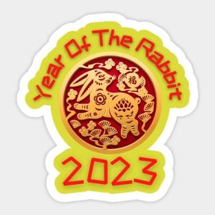 Year Of the Rabbit Chinese Zodiac Lunar New Year Sticker